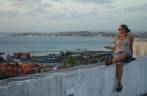 Admirando o pôr-do-sol em Salvador - BA Admirando o pôr-do-sol em Salvador - BA