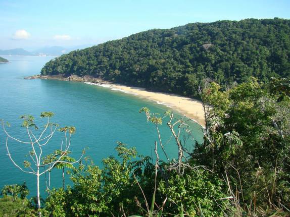 A linda Praia da Figueira em Ubatuba - SP A linda Praia da Figueira em Ubatuba - SP