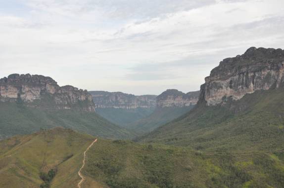 A paisagem exuberante do Vale do Pati, na Chapada Diamantina - BA A paisagem exuberante do Vale do Pati, na Chapada Diamantina - BA