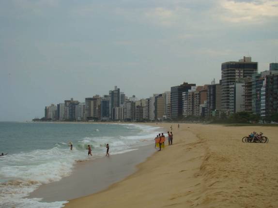 A Praia da Costa, em Vila Velha - ES A Praia da Costa, em Vila Velha - ES