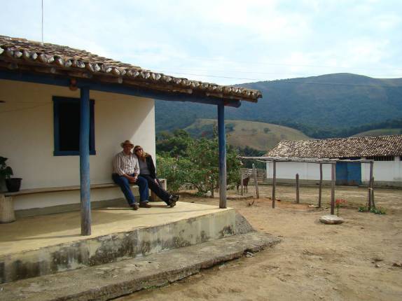 Ana e Rodrigo na fazenda São Francisco, bem pé-de-serra, em Carrancas - MG Ana e Rodrigo na fazenda São Francisco, bem pé-de-serra, em Carrancas - MG