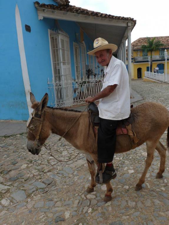 Antigo morador de Trinidad, em Cuba Antigo morador de Trinidad, em Cuba
