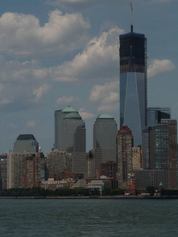 Construção da nova torre do WTC, em Manhattan, Nova Iorque, nos Estados Unidos Construção da nova torre do WTC, em Manhattan, Nova Iorque, nos Estados Unidos