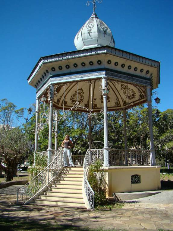 Coreto no Parque das Águas em Caxambu - MG Coreto no Parque das Águas em Caxambu - MG