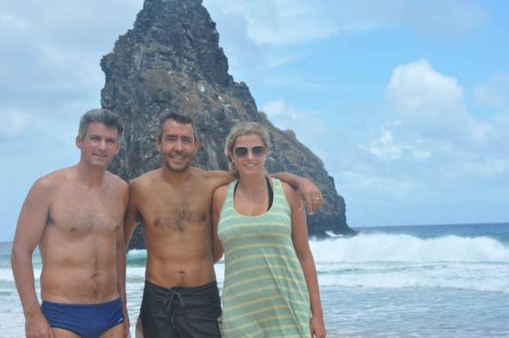 Despedida da Praia da Cacimba, em Fernando de Noronha - PE Despedida da Praia da Cacimba, em Fernando de Noronha - PE
