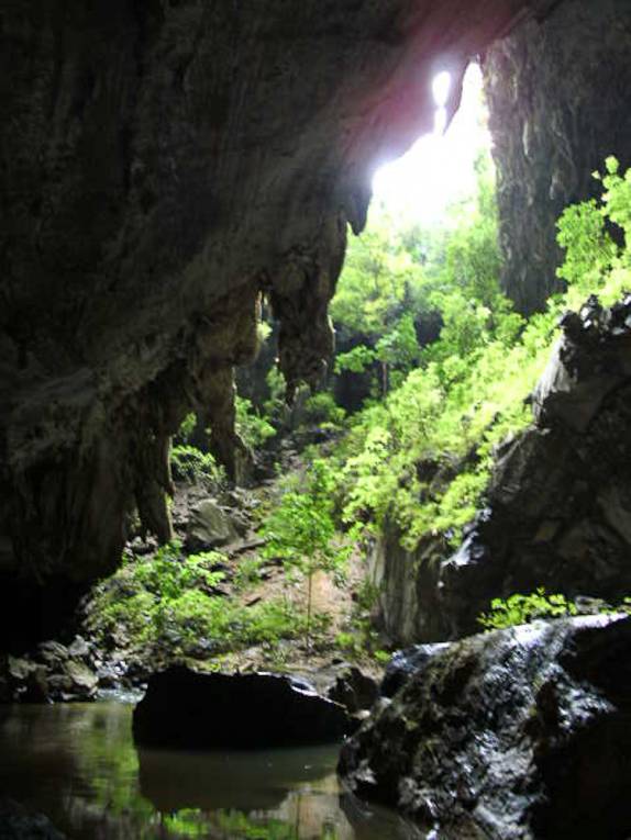 Entrada da caverna Temimina, no PETAR Entrada da caverna Temimina, no PETAR