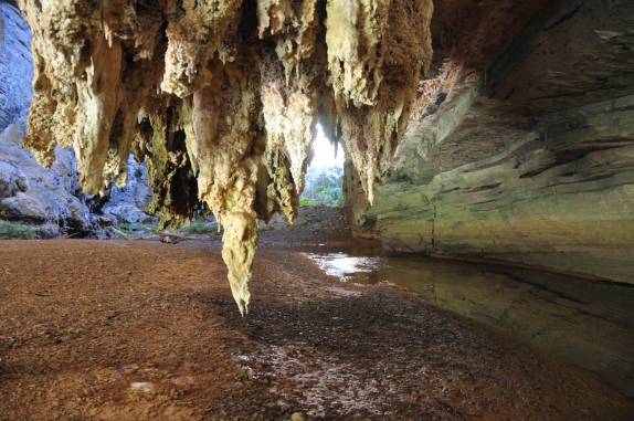 Formação na Caverna Janelão, no Parque Nacional Cavernas do Peruaçu, próximo à Januária - MG Formação na Caverna Janelão, no Parque Nacional Cavernas do Peruaçu, próximo à Januária - MG
