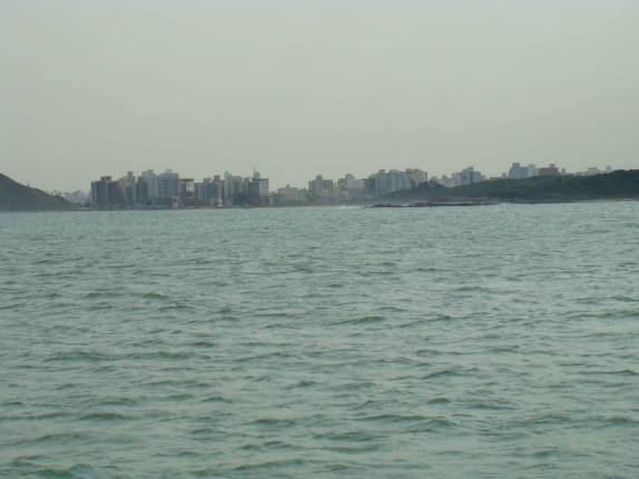 Guarapari - ES, vista do nosso barco de mergulho Guarapari - ES, vista do nosso barco de mergulho