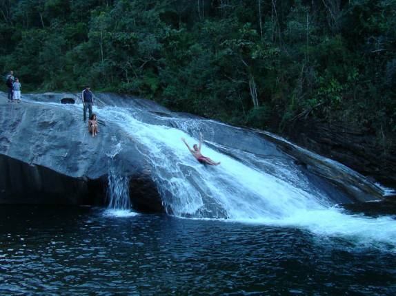 Haroldo na Cachoeira do Escorrega em Mauá - RJ Haroldo na Cachoeira do Escorrega em Mauá - RJ