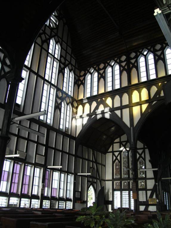 Interior da bela catedral de St. George, em Georgetown - Guiana Interior da bela catedral de St. George, em Georgetown - Guiana