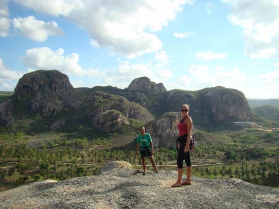No alto da Pedra do Lagarto, na região de Passa e Fica - RN No alto da Pedra do Lagarto, na região de Passa e Fica - RN