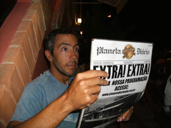 No bar Planeta Diário, em Teresina - PI No bar Planeta Diário, em Teresina - PI