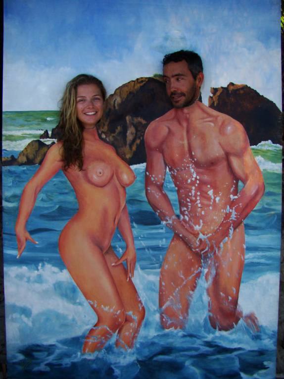 Nudismo na praia de Tambaba, em Jacumã, distrito de Conde - PB Nudismo na praia de Tambaba, em Jacumã, distrito de Conde - PB