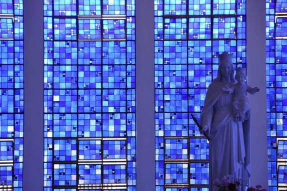 O belo Santuário Dom Bosco, em Brasília - DF O belo Santuário Dom Bosco, em Brasília - DF