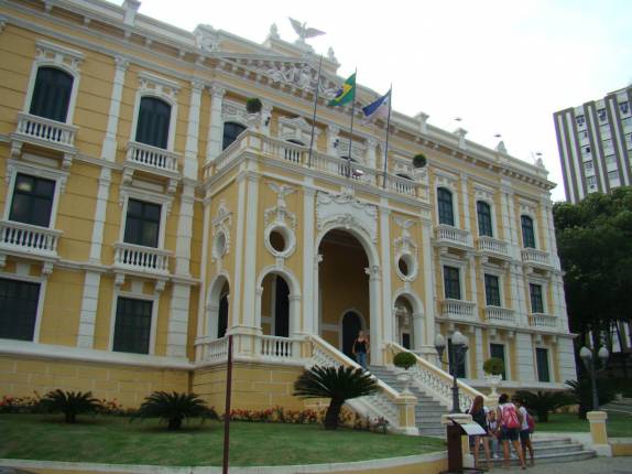O Palácio Anchieta, sede do governo, em Vitória - ES O Palácio Anchieta, sede do governo, em Vitória - ES