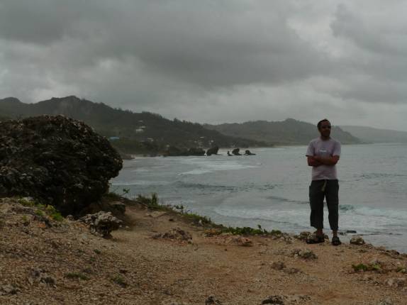 Passeio em Bathsheba, na costa leste de Barbados Passeio em Bathsheba, na costa leste de Barbados