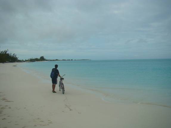 Praia de Cape Santa Maria, em Long Island - Bahamas Praia de Cape Santa Maria, em Long Island - Bahamas