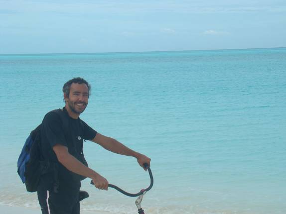 Praia de Cape Santa Maria, em Long Island - Bahamas Praia de Cape Santa Maria, em Long Island - Bahamas