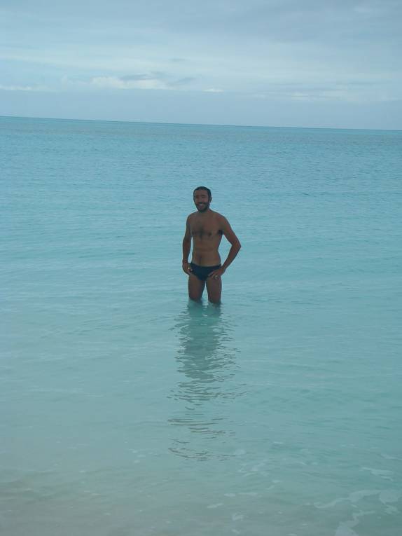 Praia de Cape Santa Maria, em Long Island - Bahamas Praia de Cape Santa Maria, em Long Island - Bahamas