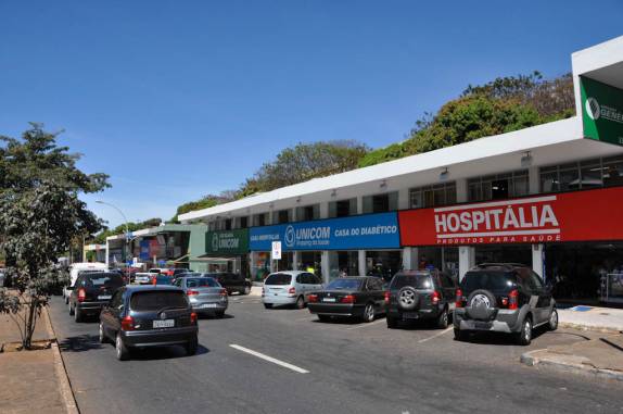 Quadra das farmácias em Brasília - DF Quadra das farmácias em Brasília - DF