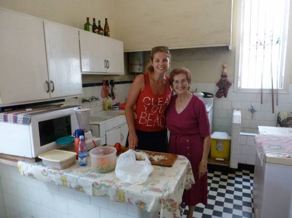 Reencontro com a Dona Margarita em Havana, em Cuba Reencontro com a Dona Margarita em Havana, em Cuba