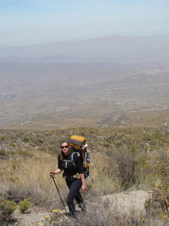 Subindo o vulcão El Mistí, em Arequipa - Peru Subindo o vulcão El Mistí, em Arequipa - Peru
