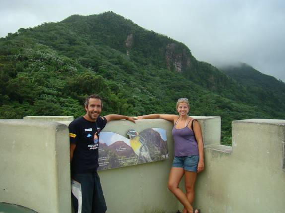 Vista do parque El Yunque, em Porto Rico Vista do parque El Yunque, em Porto Rico