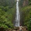 Caminhada até os Chutes du Carbet, no Parque Nacional em Basse Terre, em Guadalupe, no Caribe