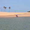 Dunas de areia na Foz do Rio São Francisco, divisa entre os estados de Alagoas e Sergipe (município de Piaçabuçu - AL)