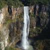 O Salto São Francisco, em Prudentópolis - PR, com quase 200 metros de altura