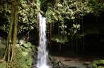 A bela cachoeira de Emerald Pool, no Trois Pitons National Park, em Dominica