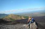 A bela paisagem ao redor do vulcão Cerro Negro, próximo à León, na Nicarágua. A bela paisagem ao redor do vulcão Cerro Negro, próximo à León, na Nicarágua.