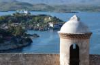 A bela vista do Castillo San Pedro del Morro, ao sul de  Santiago de Cuba