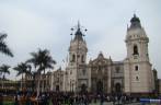 A Catedral na Plaza de Armas, em Lima, capital do Peru