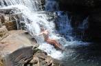 A deliciosa e 'abençoada' cachoeira do Mato Grande, no Parque Nacional Grande Sertão Veredas, no noroeste de MG (região de Chapada Gaúcha)