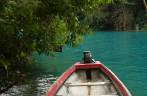A fantástica Blue Lagoon, em Port Antonio, no nordeste da Jamaica A fantástica Blue Lagoon, em Port Antonio, no nordeste da Jamaica