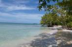 A maravilhosa praia de Long Bay, em Negril, na Jamaica A maravilhosa praia de Long Bay, em Negril, na Jamaica