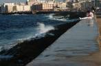 A orla do Malecón em Havana - Cuba