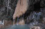 A Pitons Falls, com águas termais, perto de Soufriere, no sul de Santa Lúcia A Pitons Falls, com águas termais, perto de Soufriere, no sul de Santa Lúcia
