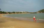 A praia de Setiba, em Guarapari - ES A praia de Setiba, em Guarapari - ES