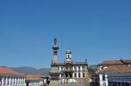 A Praça Tiradentes, em Ouro Preto - MG