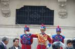 A 'Troca da Guarda', na Plaza de Armas, em Lima, capital do Peru