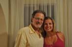 Ana com o pai em Curitiba - PR Ana com o pai em Curitiba - PR