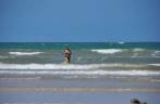 Banho de mar na praia de Cueira, na Ilha de Boipeba - BA