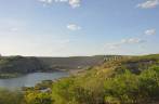 Barragem de Xingó, no rio São Francisco, divisa de Sergipe e Alagoas