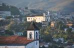 Bela vista do centro histórico de Mariana - MG