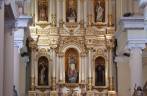 Belo altar de igreja em Guayaquil, no Equador