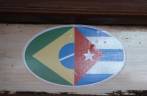 Brasil e Cuba, povos irmãos! (em Havana - Cuba)