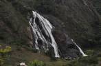 Cachoeira da Fumaça vista de longe, no parque estadual em Ibitirama - ES