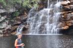 Cachoeira do Poço do Diabo, próximo à Lençóis, na Chapada Diamantina - BA